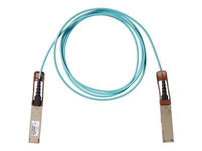 Cisco - Kabel pro přímé připojení 100GBase - QSFP do QSFP - 1 m - optické vlákno - aktivní - pro P/N: C9500-32C-EDU, C9500-32QC-EDU, N9K-X9788TC-FX-RF, NCS-55A1-24H-B, NCS-55A1-36H-SE-S