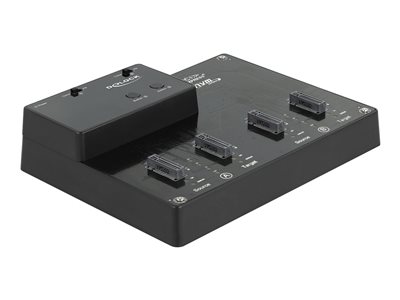 Delock - Dokovací stanice SSD - oddílů: 4 - M.2 - M.2 NVMe Card - USB 3.2 (Gen 2) - černá