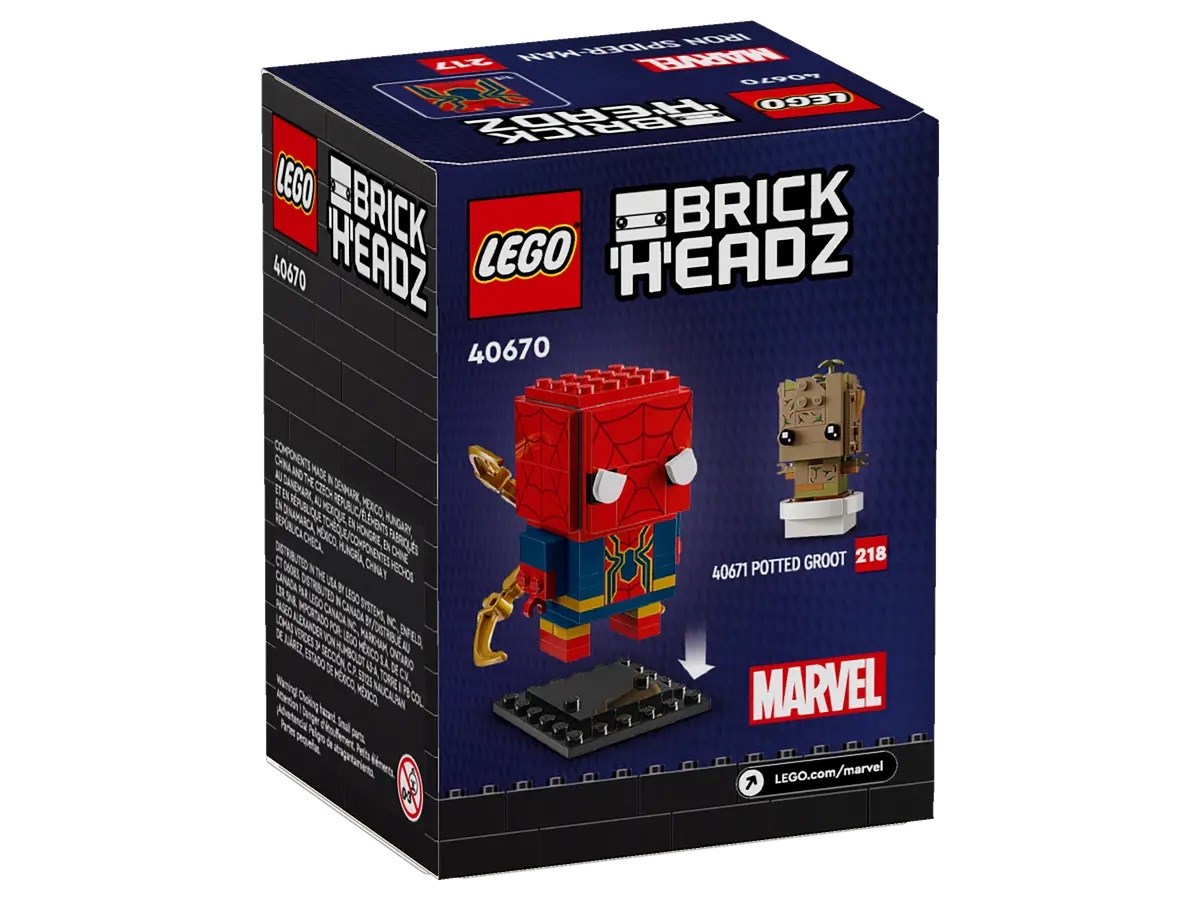 LEGO BRICKHEADZ 40670 Iron Spider-Man