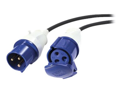 APC Modular IT Power Distribution Cable Extender - Prodlužovací šňůra - IEC 60309 32A (M) do IEC 60309 32A (F) - AC 400 V - 3 m - pro P/N: SY16K48H-PDNB, SY32K48H-PDNB, SY48K48H-PDNB, SY64K96H-NB, SY9