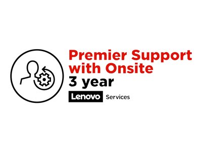 Lenovo Premier Support Upgrade - Prodloužená dohoda o službách - náhradní díly a práce (pro systém s Premier Support na 1 rok) - 3 let (z původního data zakoupení vybavení) - na místě - doba vyřízení