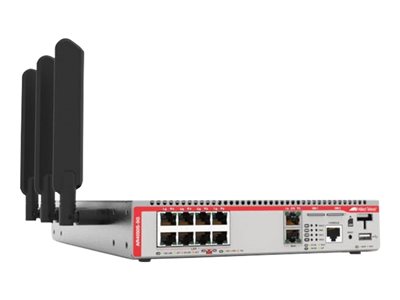 Allied Telesis AT AR4050S-5G - Bezpečnostní zařízení - 1GbE - 3G, 4G, 5G - LTE B1/B12/B13/B14/B17/B18/B19/B2/B20/B25/B26/B28/B29/B3/B30/B32/B34/B38/B39/B4/B40/B41/B42/B46/B48/B5/B66/B7/B71/B8 / 5G n1/