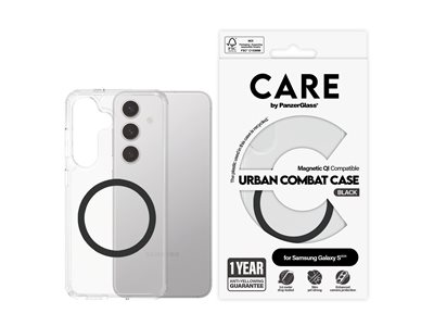 CARE by PanzerGlass Urban Combat - Zadní kryt pro mobilní telefon - polykarbonát, termoplastický polyuretan (TPU) - pro Samsung Galaxy S25