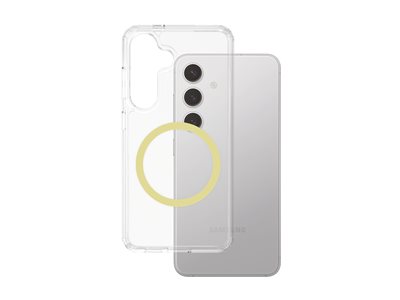 CARE by PanzerGlass Urban Combat - Zadní kryt pro mobilní telefon - termoplastický polyuretan (TPU), polykarbonát - průhledná, chardonnay - pro Samsung Galaxy S25+