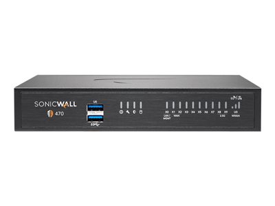 SonicWall TZ Series (Gen 7) TZ470 - Bezpečnostní zařízení - s 3 roky služby Essentials Protection Service Suite a Cloud Secure Edge na 1 rok SIA-Basic (10 uživatelů) a 1 rok SPA-Advanced (3 uživatelé)