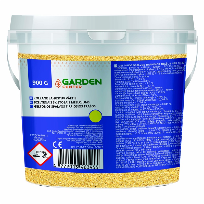 GARDEN CENTER  Univerzální hnojivo Garden Center Yellow, 0,9 kg