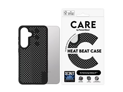 CARE by PanzerGlass Heat Beat - Zadní kryt pro mobilní telefon - 100% recyklovaný polykarbonát, 100% recyklovaný termoplastický polyuretan (TPU) - pro Samsung Galaxy S25
