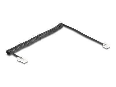 Delock - Telefonní kabel - RJ-45 (M) do RJ-11 (M) - 2 m - svinutý - černá