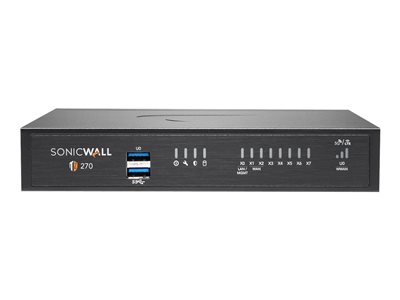 SonicWall TZ Series (Gen 7) TZ270 - Bezpečnostní zařízení - s 3 roky služby Essentials Protection Service Suite a Cloud Secure Edge na 1 rok SIA-Basic (10 uživatelů) a 1 rok SPA-Advanced (3 uživatelé)