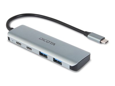 Vysokorychlostní rozbočovač DICOTA USB-C 4 v 1 10 Gbps, rozbočovač USB