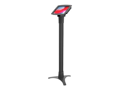 Compulocks iPad Pro 12.9  (3-6th Gen) Space Enclosure Portable Floor Stand - Stojan - pro tablet - uzamykatelný - vysoce kvalitní hliník - černá - velikost obrazovky: 12.9  - podlahové provedení - pro