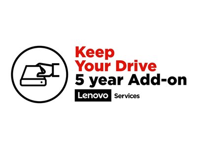 Lenovo Keep Your Drive Add On - Prodloužená dohoda o službách - 5 let - pro S200z; S400z; S500z; ThinkCentre M700z; M73z; M800z; M810z; M820z AIO; ThinkSmart Hub 500