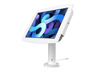Compulocks Space iPad Pro 11-inch Rise Enclosure Kiosk 4 /10cm - Montážní sada (kryt, tyčový stojan 10 cm) - pro tablet - uzamykatelný - vysoce kvalitní hliník - bílá - velikost obrazovky: 11  - pro A