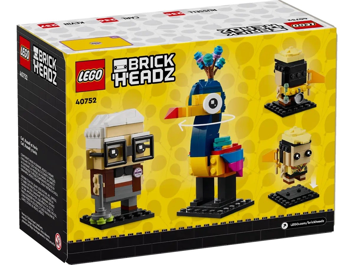 LEGO BRICKHEADZ 40752 Carl, Russell a Kevin