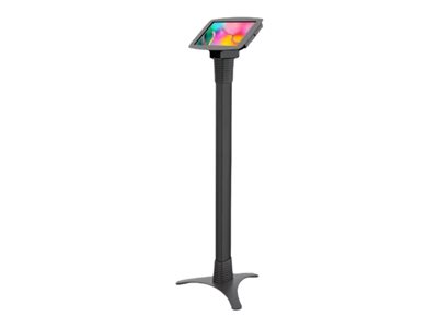 Compulocks Galaxy Tab A8 10.5  Space Enclosure Portable Floor Stand - Stojan - pro tablet - uzamykatelný - vysoce kvalitní hliník - černá - velikost obrazovky: 10.5  - podlahové provedení - pro Samsun