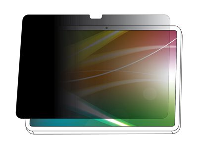 3M Bright Screen Privacy Filter - Filtr pro soukromí obrazovky (na šířku) pro tablet - jasný - dvoucestné - lepicí - černá - pro Apple 10.9-inch iPad (10. generace)