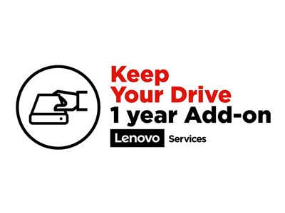 Lenovo Keep Your Drive Add On - Prodloužená dohoda o službách - 1 rok - pro ThinkCentre M70t Gen 4; M80t Gen 3; ThinkCentre Neo 50t Gen 3; ThinkCentre neo 50t Gen 4