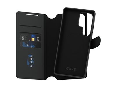 CARE by PanzerGlass Tango - Pouzdro s klopou pro mobilní telefon - 2-in-1 wallet - termoplastický polyuretan (TPU), polyuretan (PU) - pro Samsung Galaxy S25 Ultra