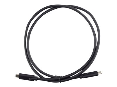 Targus - USB kabel - 24 pin USB-C (M) do 24 pin USB-C (M) - USB 3.1 Gen 2 - 5 A - 1 m - reverzibilní konektor C, podporuje 4K - černá