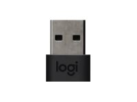 Logitech Logi Zone Wired USB-A Adapter - USB adaptér - USB typ A (M) do 24 pin USB-C (F) - grafit - pro Zone Wired MSFT Teams