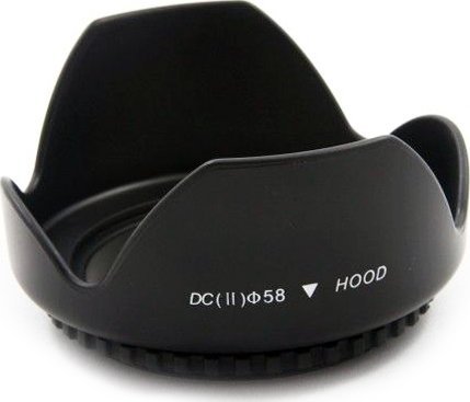 58mm kryt tulipánu pro vlákno objektivu fotoaparátu / fotoaparátu