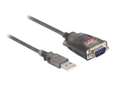 Delock USB adaptér DELOCK Adaptér USB 2.0 Typ-A > Seriell RS-232 D-Sub 9 Pin St