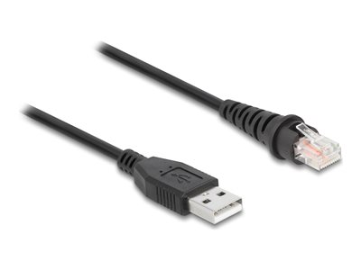 Delock - Síťový kabel - RJ-50 (M) do USB (M) - 2 m - stíněná kroucená dvoulinka (F/UTP) - černá