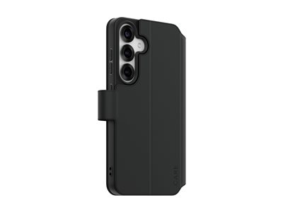 CARE by PanzerGlass - Pouzdro s klopou pro mobilní telefon - s hliníkovým stojánkem - 100% recyklovaný polykarbonát, 35% recyklovaný polyuretan (PU), veganská kůže - pro Samsung Galaxy S25