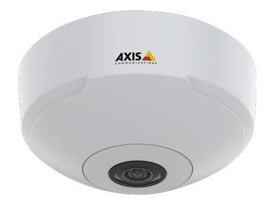 AXIS M3068-P - Síťová bezpečnostní kamera - kupole - barevný (Den a noc) - 12 Mpix - 2880 x 2880 - objektiv fixed iris - pevné ohnisko - audio - LAN 10/100 - MJPEG, H.264, H.265, MPEG-4 AVC - PoE