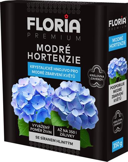 Hnojivo Agro  FLORIA Krystalické pro modré hortenzie 350 g