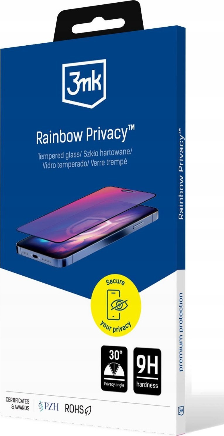 3mk Rainbow Privacy pro Apple iPhone 16E