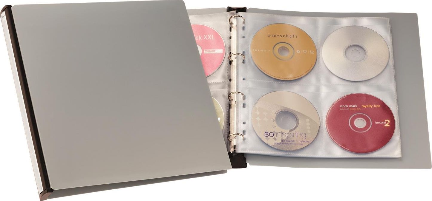 Durable Binder DURABLE CD/DVD ALBUM 96 Ringbuch für 96 CDs/DVDs schwarz
