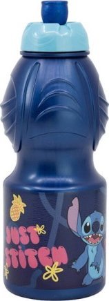 Športová fľaša pre deti STOR 75032 400 ml Stitch Palms (modrá)