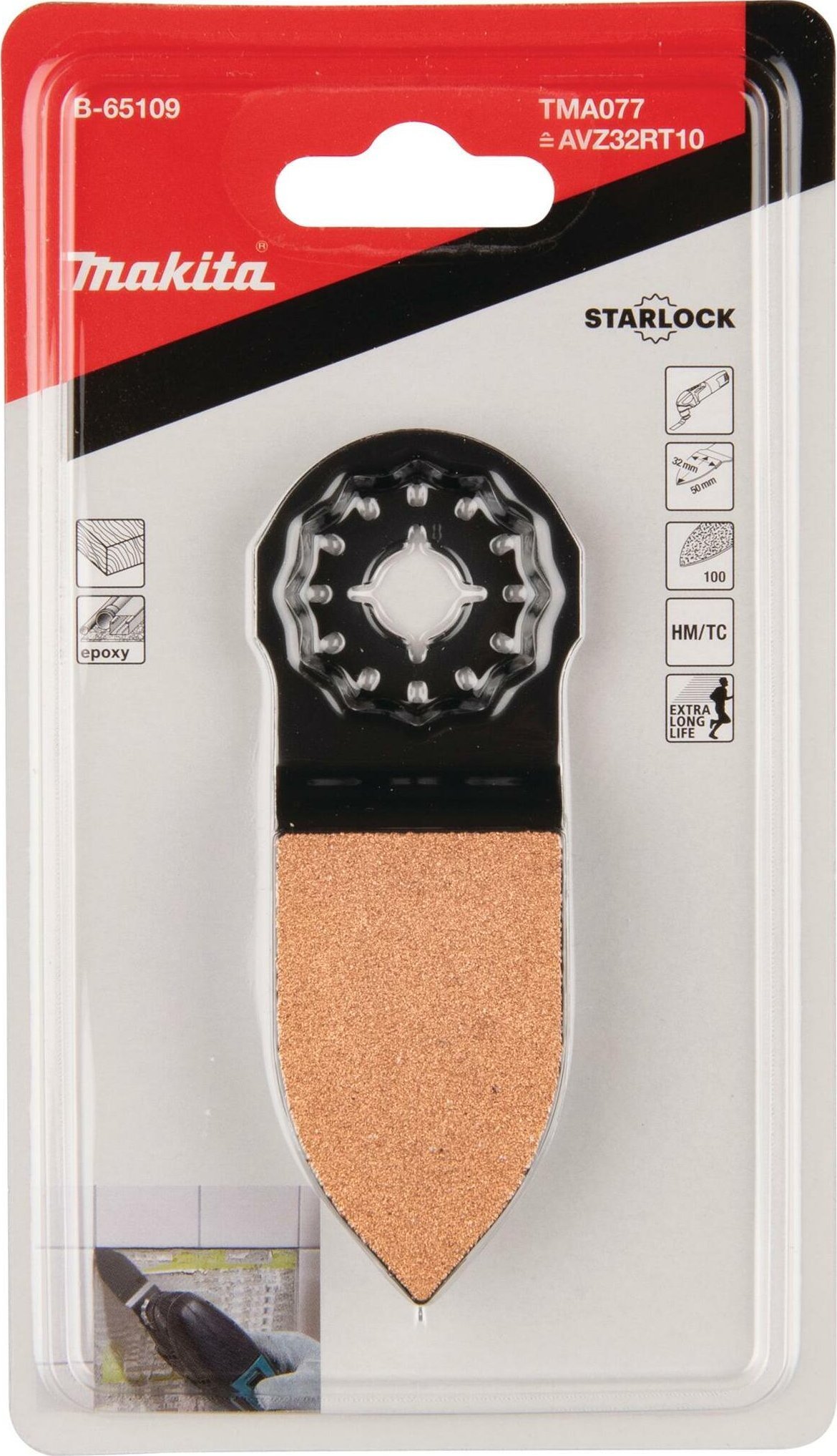 Makita  MT škrabka na klouby HM 32 mm x 50 mm K100 MULTITOOL