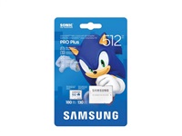 Samsung micro SDXC 512GB PRO plus Sonic + SD/micro SDXC/512GB/UHS-I U3 / Class 10/+ Adaptér/Bílá