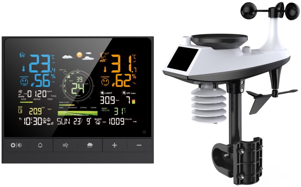 IMMAX NEO LITE SMART profesionální meteostanice/ čidlo 7v1/ IP66/ Wi-Fi/ TUYA