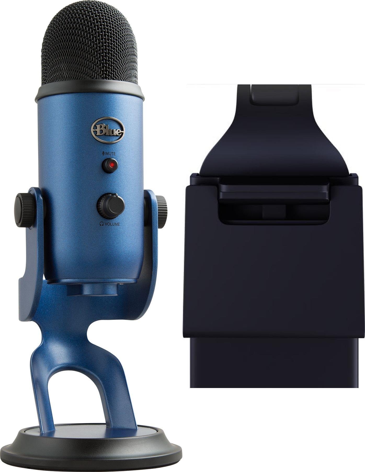 Blue Yeti USB půlnoční modrý mikrofon (988-000232) + žhavicí lampa Litra