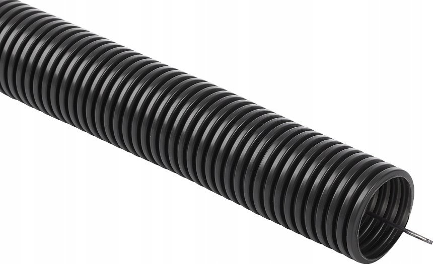 STASIŃSKI Flexibilní vlnitá instalační trubka, PVC trubka, UV, 320N s dálkovým ovládáním 32/26 25m