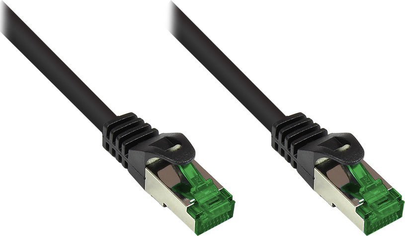 Alcasa Síťový kabel 8062-H1000S, černý, 100 m, Cat6a S/FTP (S-STP)