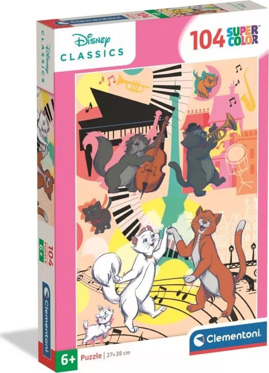 Clementoni - Puzzle 104 Aristokočky