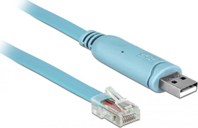 Delock DELOCK konzolový kabel RS-232, USB-A Stecker > RJ45 Stecker 2m