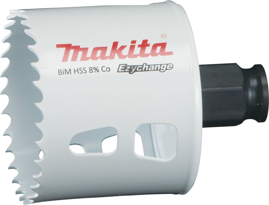Makita MAKITA DĚROVÁ PILA BIM HSS-Co 8% 57mm EZYCHANGE KOV, OCEL, ALU, DŘEVO, PVC