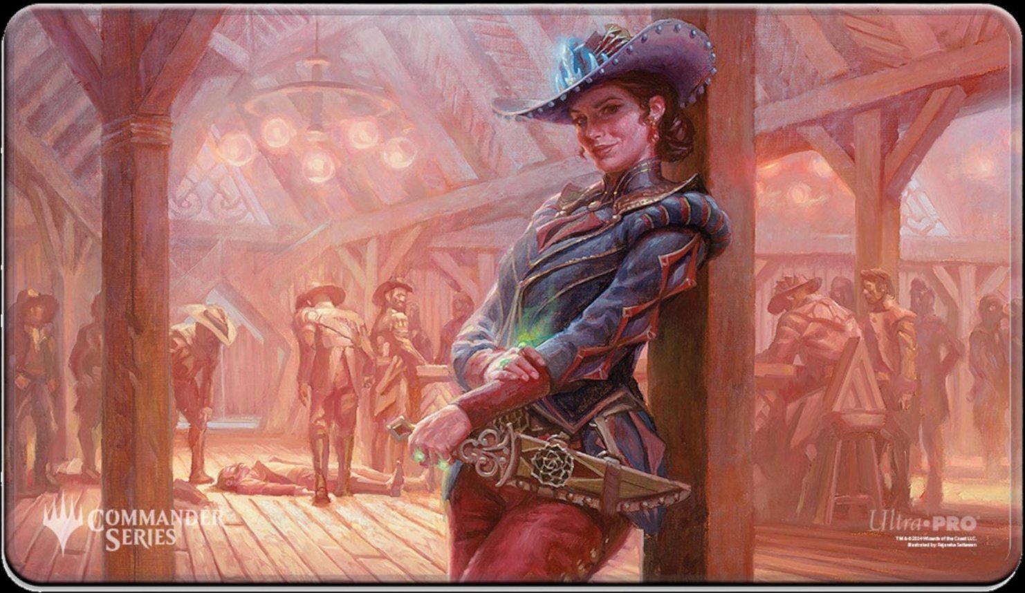 Ultra-Pro Ultra Pro: Magic the Gathering - Outlaws of Thunder Junction - Herní podložka sešitá na okraji - Marchesa