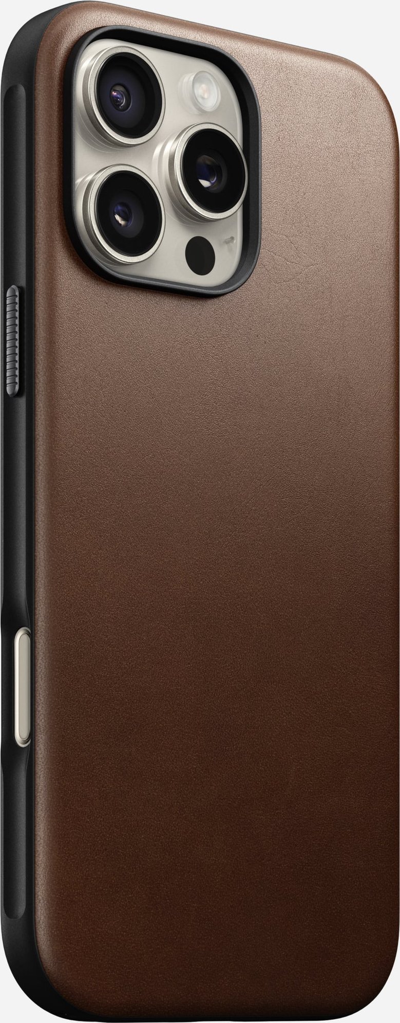 Kožené pouzdro Nomad Nomad Modern, hnědé - iPhone 16 Pro Max