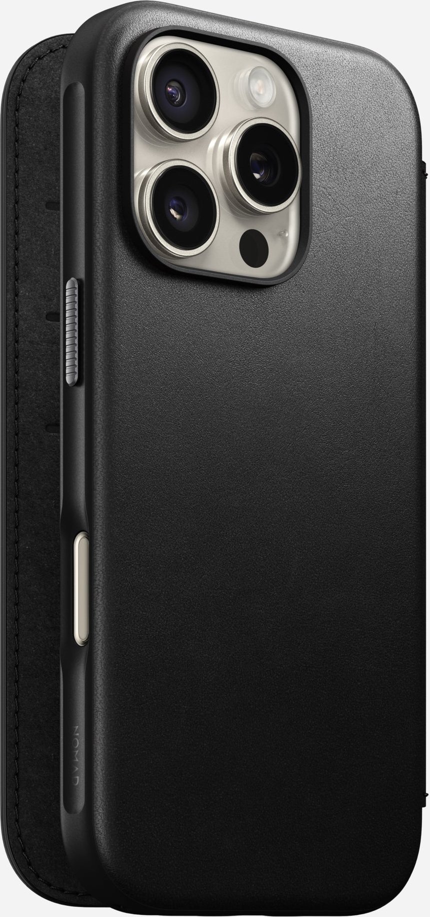 Nomad NOMAD Folio Modern Leather Black | iPhone 16 Pro