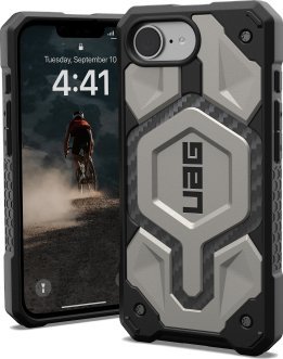 UAG Monarch Pro - ochranné pouzdro pro iPhone 16e (2025) kompatibilní s MagSafe (titan)