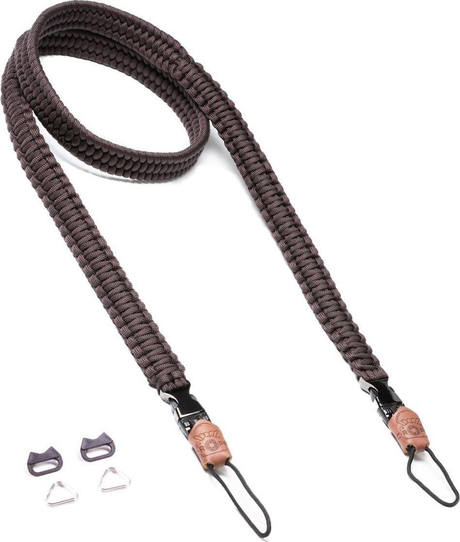 REV C-ROPE Kameragurt Traveler aus Paracord 125cm Dark Coffee maloobchod