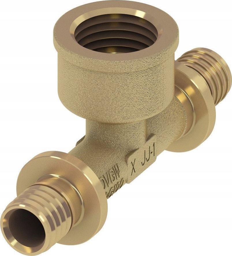 Tece Mosazný T-kus GW 25 mm x 1/2 x 25 mm (769522)