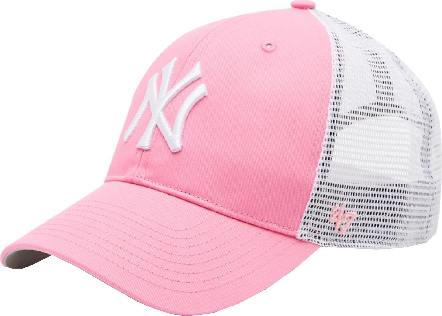 47 Brand Kšiltovka MLB New York Yankees Branson B-BRANS17CTP-RSA růžová Jedna velikost