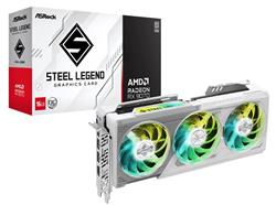 ASROCK AMD Radeon RX 9070 Steel Legend 16GB OC / 16GB GDDR6 / PCI-E / HDMI / 3x DP / Bílá